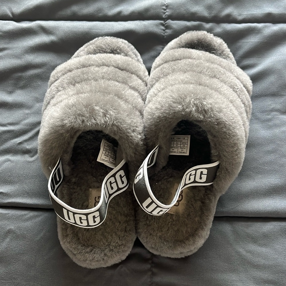 Grey Ugg slippers